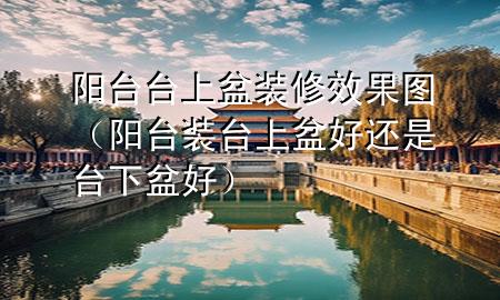 陽臺臺上盆裝修效果圖（陽臺裝臺上盆好還是臺下盆好）