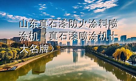 山東真石漆防火涂料噴涂機(jī)（真石漆噴涂機(jī)十大名牌）