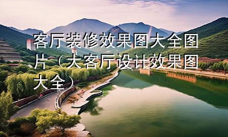 客廳裝修效果圖大全圖片（大客廳設(shè)計(jì)效果圖大全）
