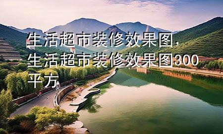 生活超市裝修效果圖，生活超市裝修效果圖300平方
