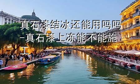 真石漆結冰還能用嗎嗎-真石漆上凍能不能施工