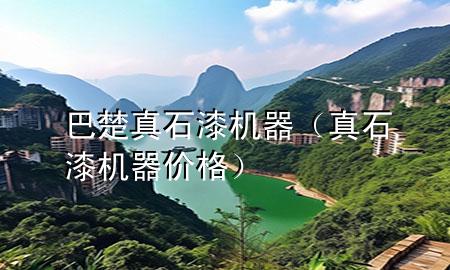 巴楚真石漆機器（真石漆機器價格）