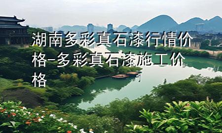 湖南多彩真石漆行情價格-多彩真石漆施工價格