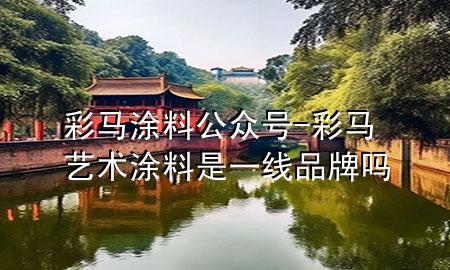 彩馬涂料公眾號-彩馬藝術涂料是一線品牌嗎