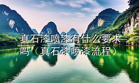 真石漆噴漆有什么要求嗎（真石漆噴漆流程）