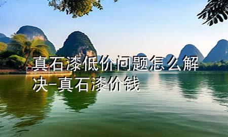 真石漆低價問題怎么解決-真石漆價錢