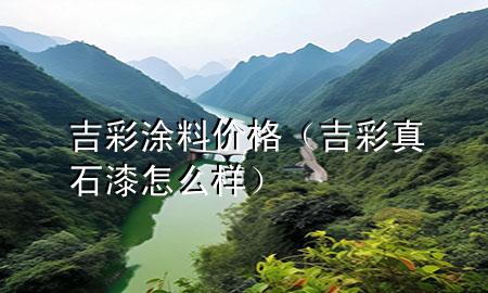 吉彩涂料價(jià)格（吉彩真石漆怎么樣）