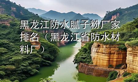 黑龍江防水膩子粉廠家排名（黑龍江省防水材料廠）