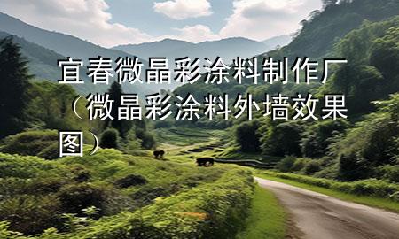 宜春微晶彩涂料制作廠（微晶彩涂料外墻效果圖）