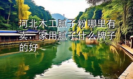 河北木工膩子粉哪里有賣，家用膩子什么牌子的好