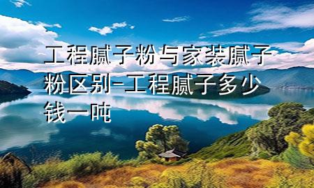 工程膩?zhàn)臃叟c家裝膩?zhàn)臃蹍^(qū)別-工程膩?zhàn)佣嗌馘X一噸
