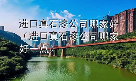 進(jìn)口真石漆公司哪家好（進(jìn)口真石漆公司哪家好一點）