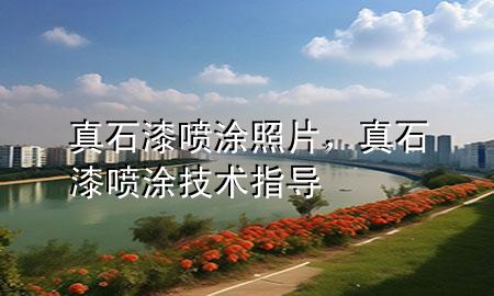 真石漆噴涂照片，真石漆噴涂技術(shù)指導(dǎo)