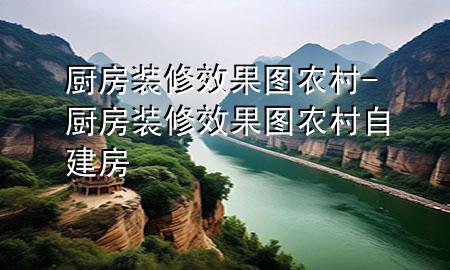 廚房裝修效果圖農(nóng)村-廚房裝修效果圖農(nóng)村自建房