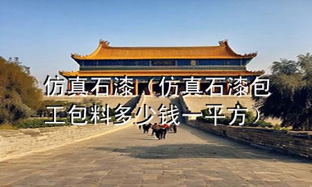 仿真石漆（仿真石漆包工包料多少錢一平方）