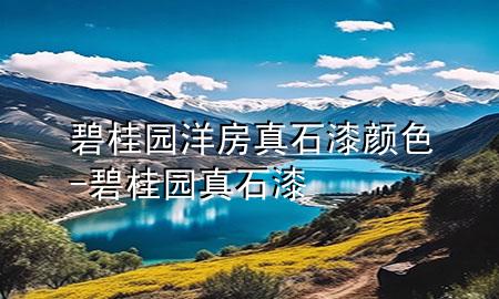 碧桂園洋房真石漆顏色-碧桂園 真石漆