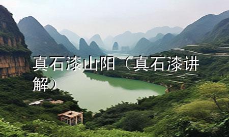 真石漆山陽（真石漆講解）