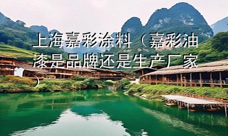 上海嘉彩涂料（嘉彩油漆是品牌還是生產(chǎn)廠家）