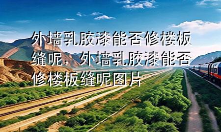 外墻乳膠漆能否修樓板縫呢，外墻乳膠漆能否修樓板縫呢圖片