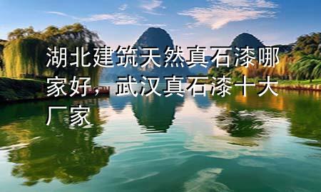 湖北建筑天然真石漆哪家好，武漢真石漆十大廠家