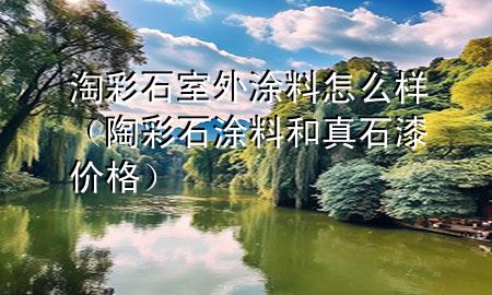 淘彩石室外涂料怎么樣（陶彩石涂料和真石漆價格）
