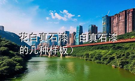 花白真石漆（白真石漆的幾種樣板）