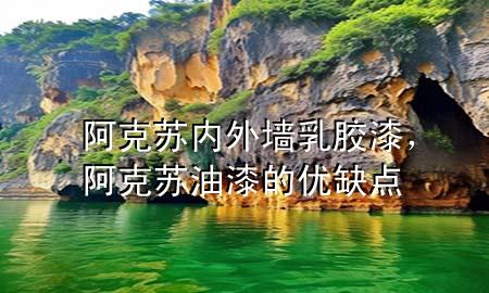 阿克蘇內外墻乳膠漆，阿克蘇油漆的優(yōu)缺點