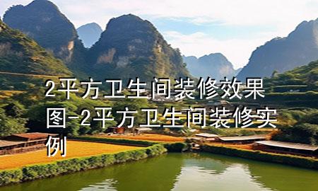 2平方衛(wèi)生間裝修效果圖-2平方衛(wèi)生間裝修實例