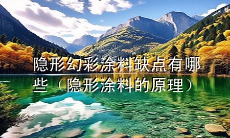 隱形幻彩涂料缺點(diǎn)有哪些（隱形涂料的原理）