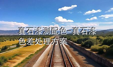 真石漆測(cè)配色-真石漆色差處理方案
