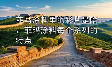 菲馬涂料里的彩片是啥，菲瑪涂料每個(gè)系列的特點(diǎn)