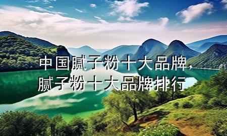 中國膩子粉十大品牌，膩子粉十大品牌排行