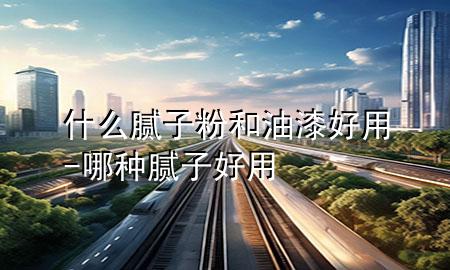 什么膩子粉和油漆好用-哪種膩子好用