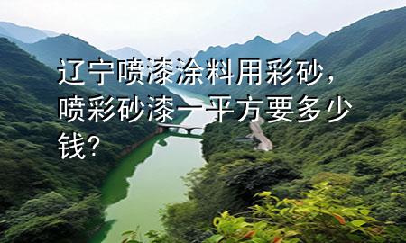 遼寧噴漆涂料用彩砂，噴彩砂漆一平方要多少錢?