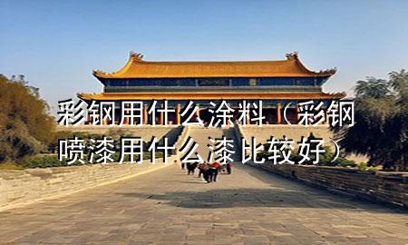 彩鋼用什么涂料（彩鋼噴漆用什么漆比較好）