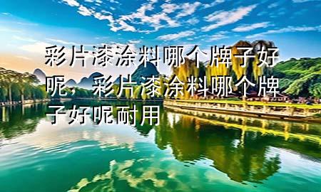 彩片漆涂料哪個(gè)牌子好呢，彩片漆涂料哪個(gè)牌子好呢耐用