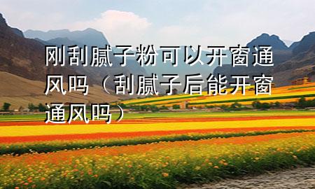 剛刮膩?zhàn)臃劭梢蚤_窗通風(fēng)嗎（刮膩?zhàn)雍竽荛_窗通風(fēng)嗎）