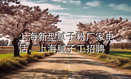 上海新型膩子粉廠家電話，上海膩子工招聘