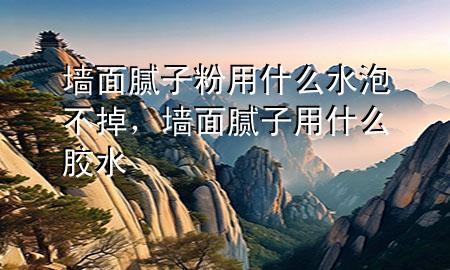 墻面膩子粉用什么水泡不掉，墻面膩子用什么膠水
