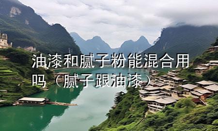 油漆和膩子粉能混合用嗎（膩子跟油漆）