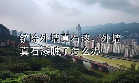 鏟除外墻真石漆，外墻真石漆臟了怎么辦